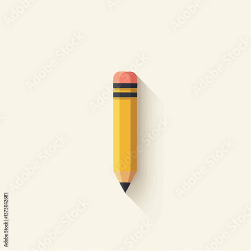 Grafitstift-Illustration auf weißem Hintergrund

