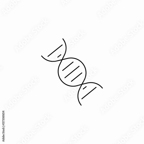 chain dna icon sign vector
