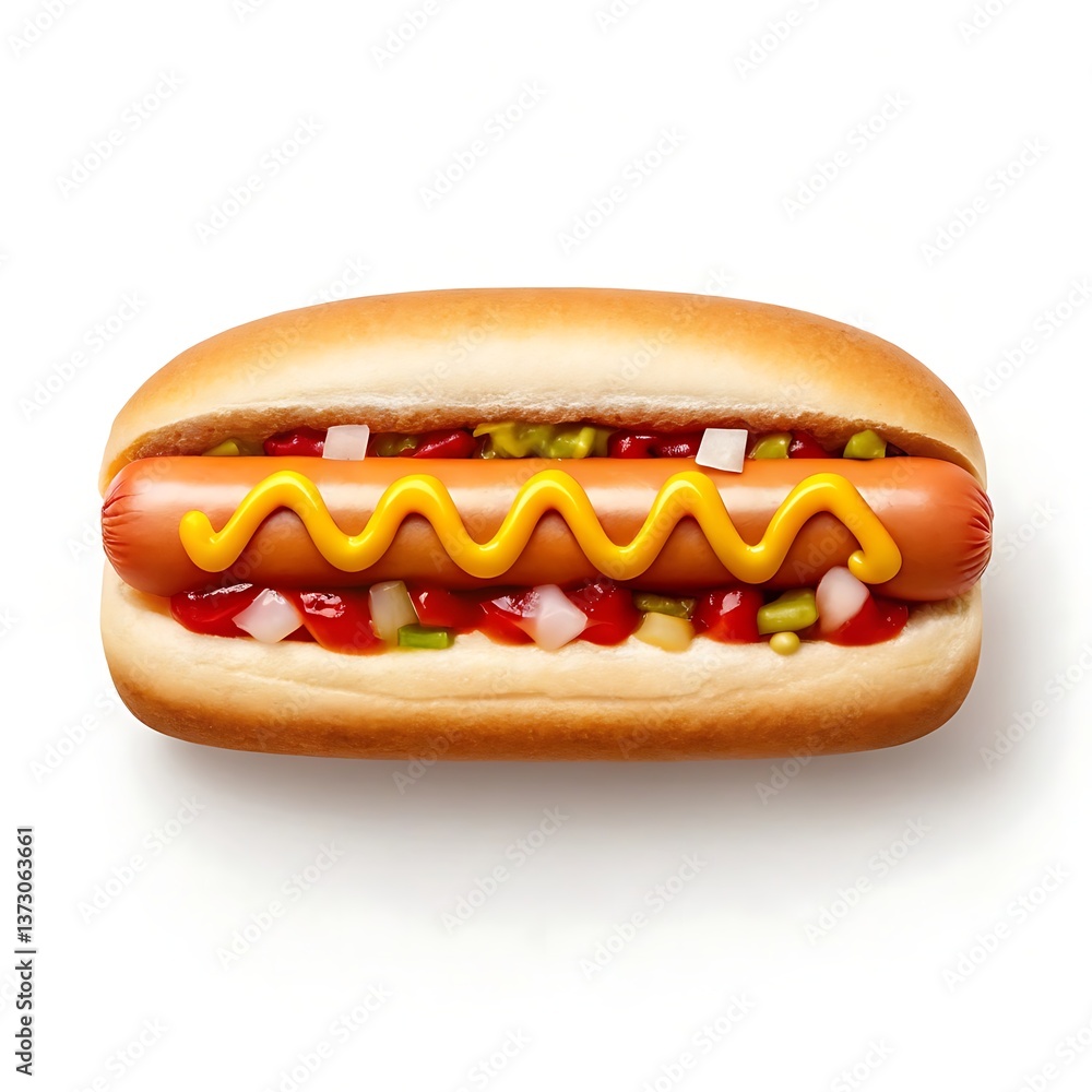 hot dog with mustard hot dog with mustard