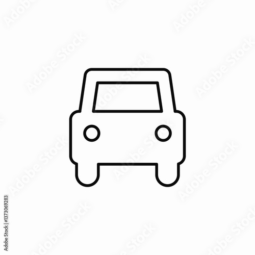 car drive icon sign vector