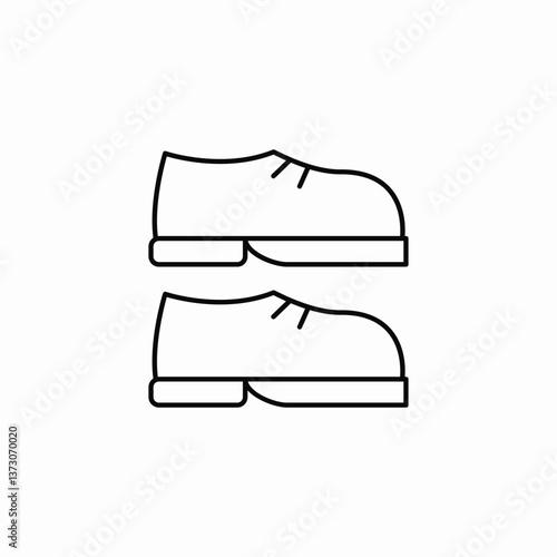 formal shoes icon sign vector