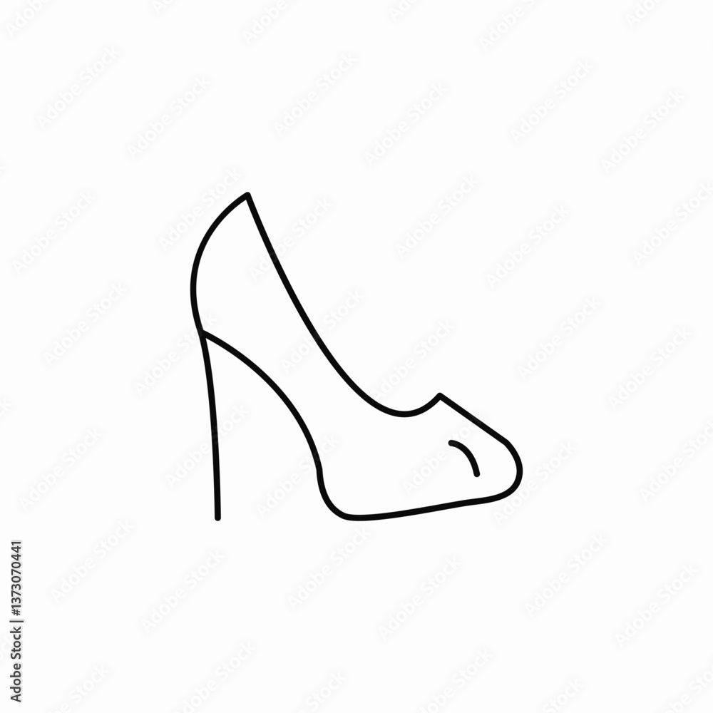 high heels icon sign vector high heels icon sign vector