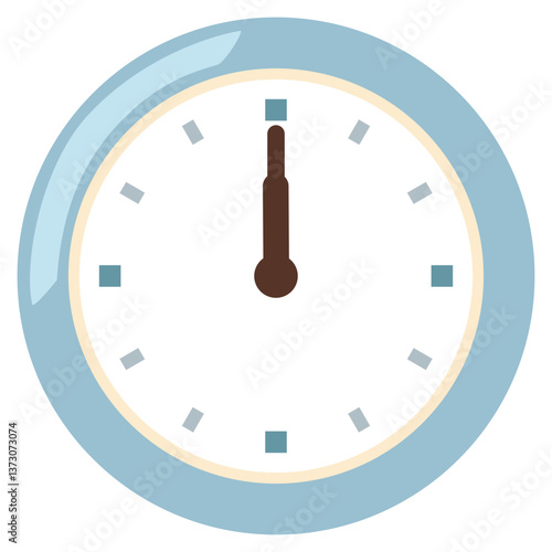 Clock at 12:00
