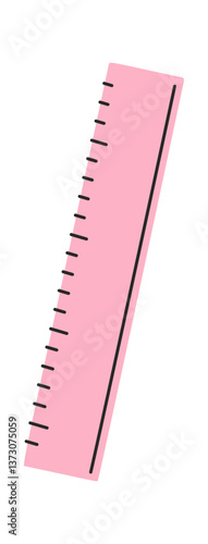 Ruler measurement tool hand-drawn stationery