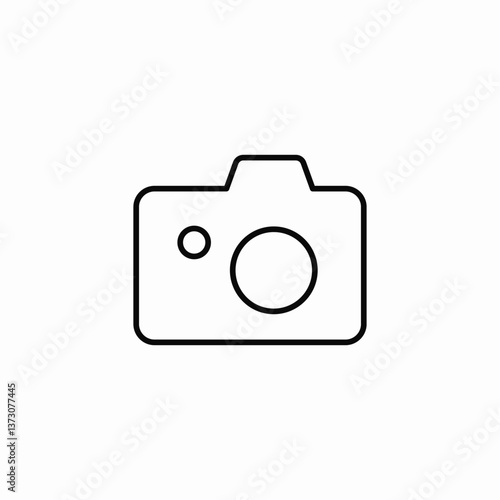 picture camera icon sign vector