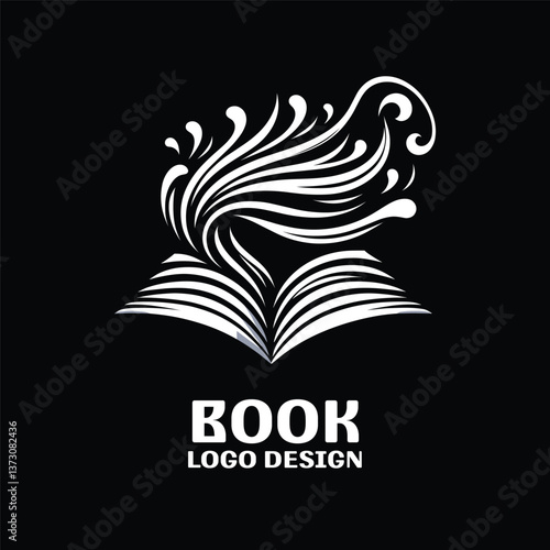 Book Vector Logo Design