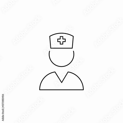 medical staff icon sign vector