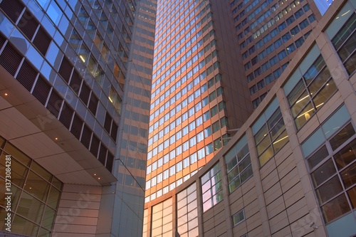 Obraz na płótnie Hochhaus in Frankfurt w salonie