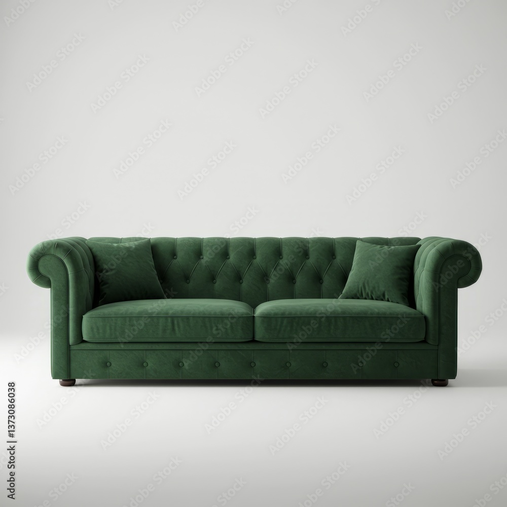 Fototapeta premium sofa isolated on white