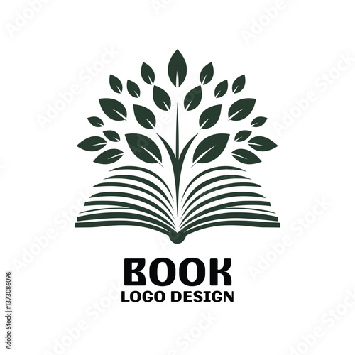 Book Vector Logo Design