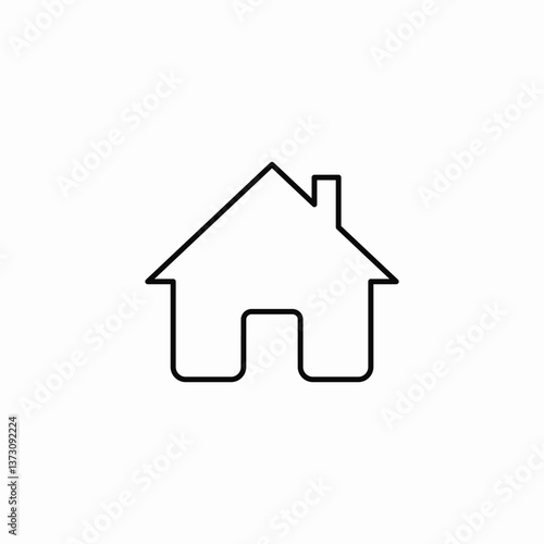 page home icon sign vector