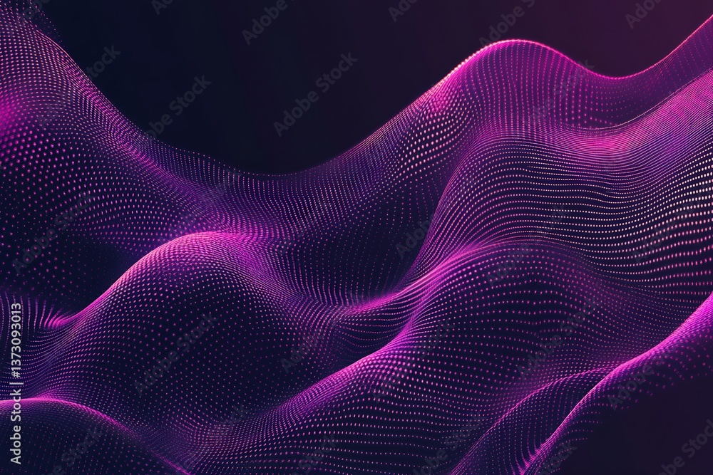 Dynamic wave patterns in vibrant purple tones Dynamic wave patterns in vibrant purple tones