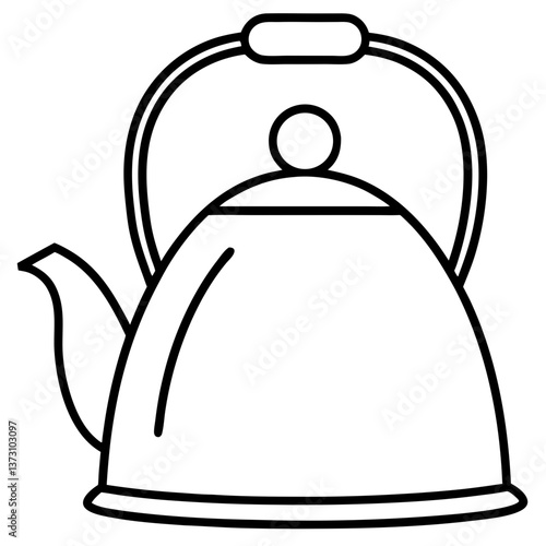 teapot on a white background