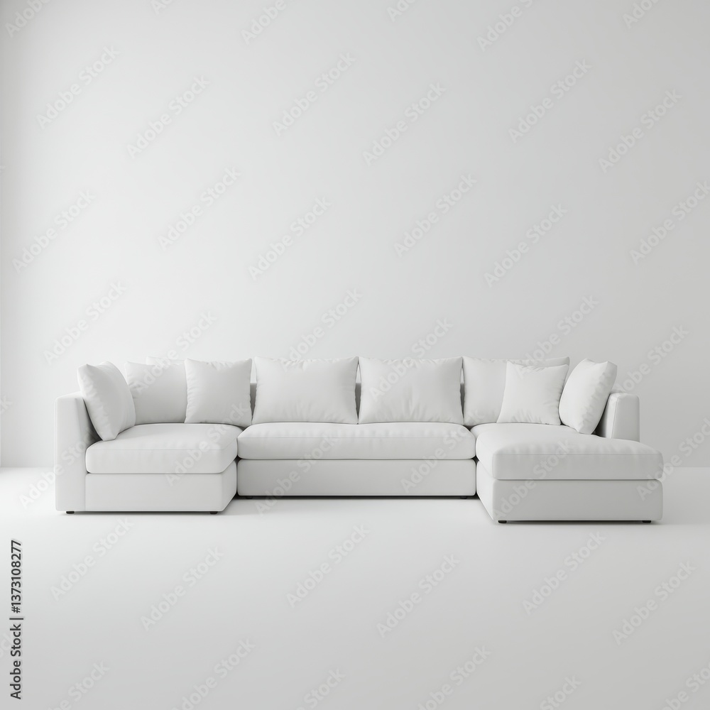 Naklejka premium leather sofa