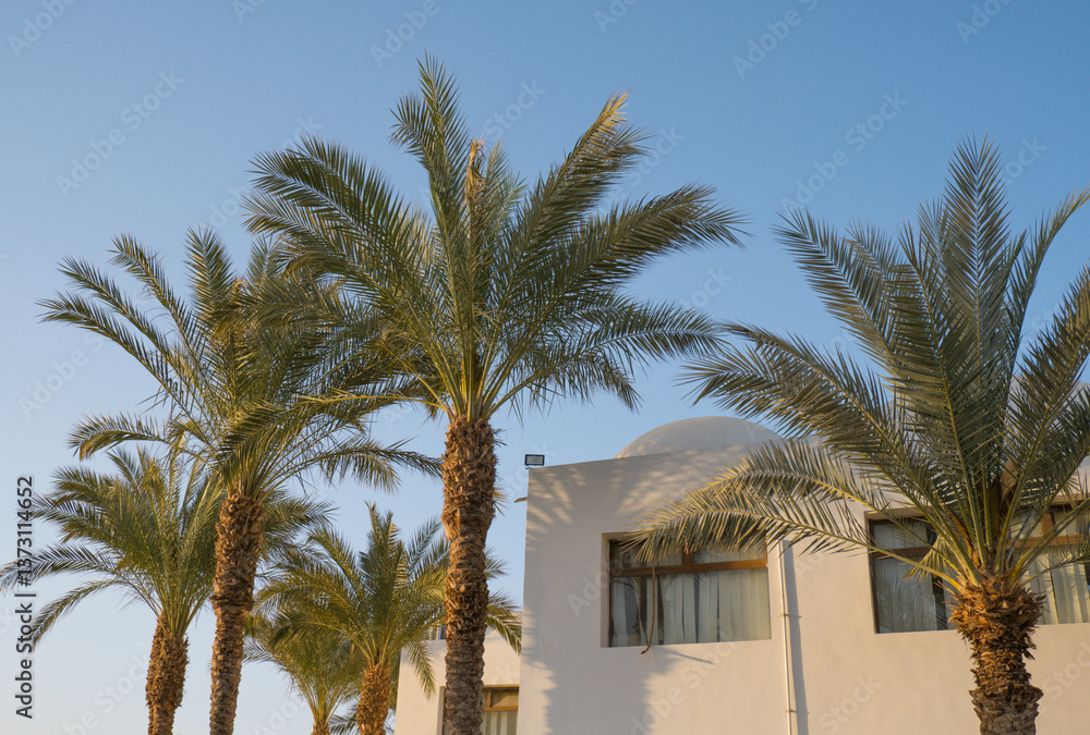 Traditional architecture of Sharm el Sheikh in Egypt