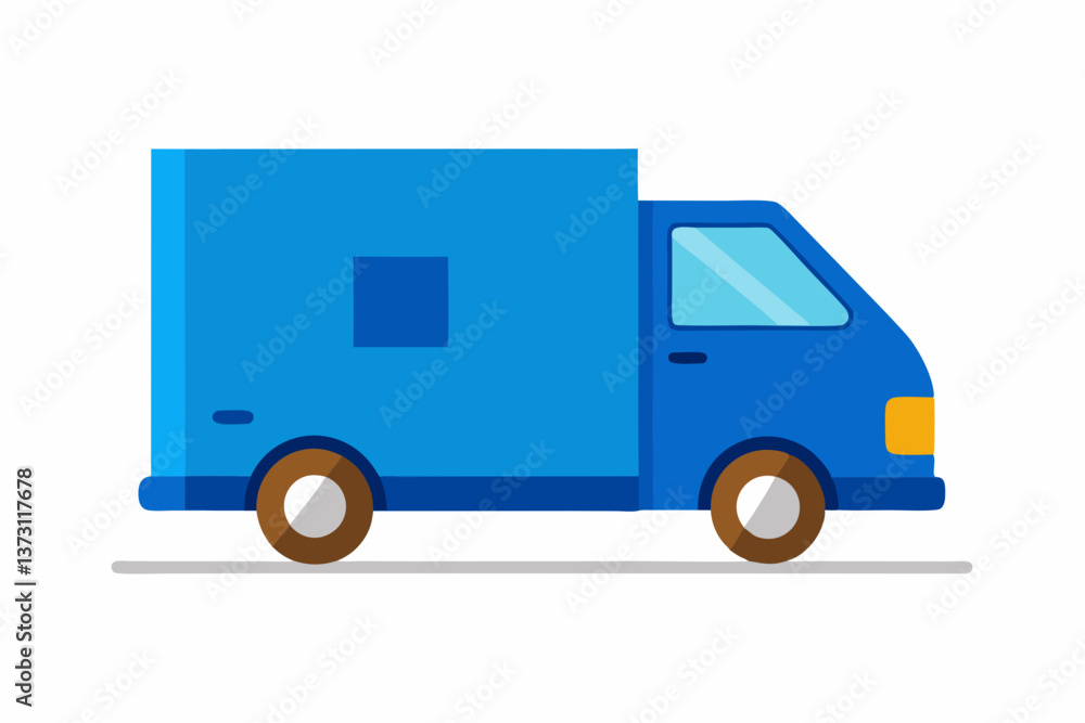 delivery truck isolated on white delivery truck isolated on white