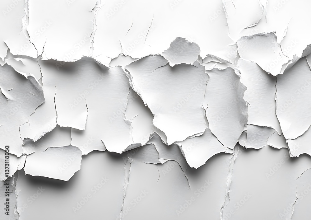 Cracked White Paper Texture. Cracked White Paper Texture.
