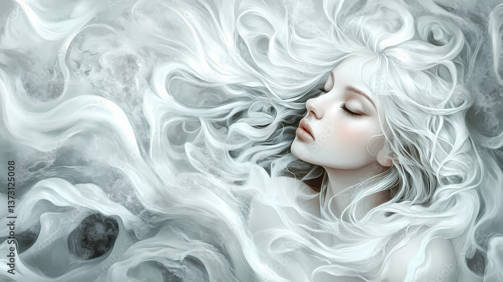 Soft symphony. Silken Mirage. Illustration Soft symphony. Silken Mirage. Illustration