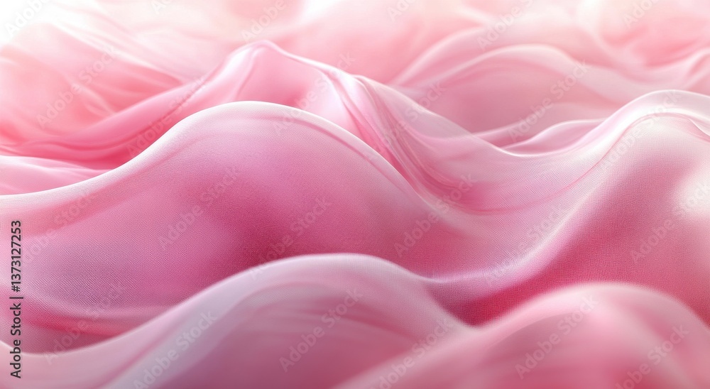 Soft Pink Fabric Waves Create A Gentle and Elegant Abstract Texture Soft Pink Fabric Waves Create A Gentle and Elegant Abstract Texture