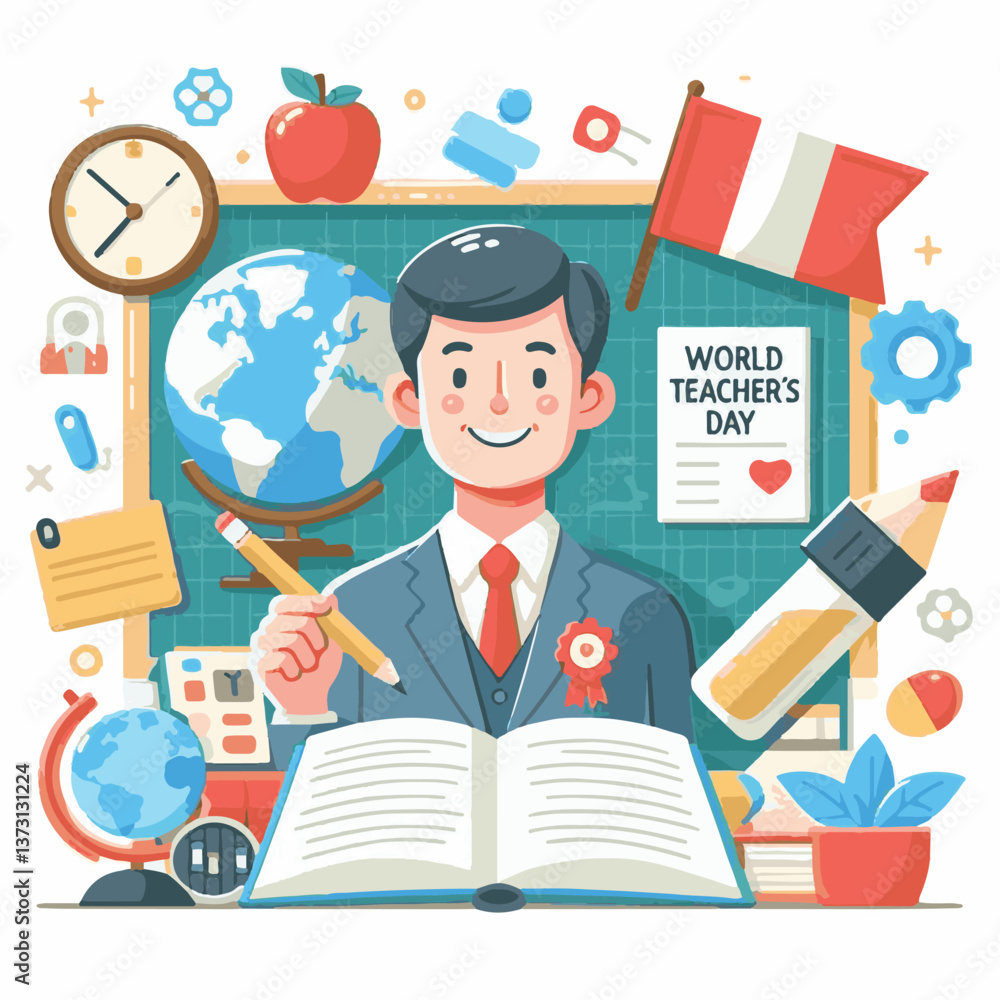 teacher, education, school, happy, student, day, study, vector, illustration, knowledge, design, banner, poster, card, book, young, learn, celebration, background, class, text, world, teachers day, cl teacher, education, school, happy, student, day, study, vector, illustration, knowledge, design, banner, poster, card, book, young, learn, celebration, background, class, text, world, teachers day, cl
