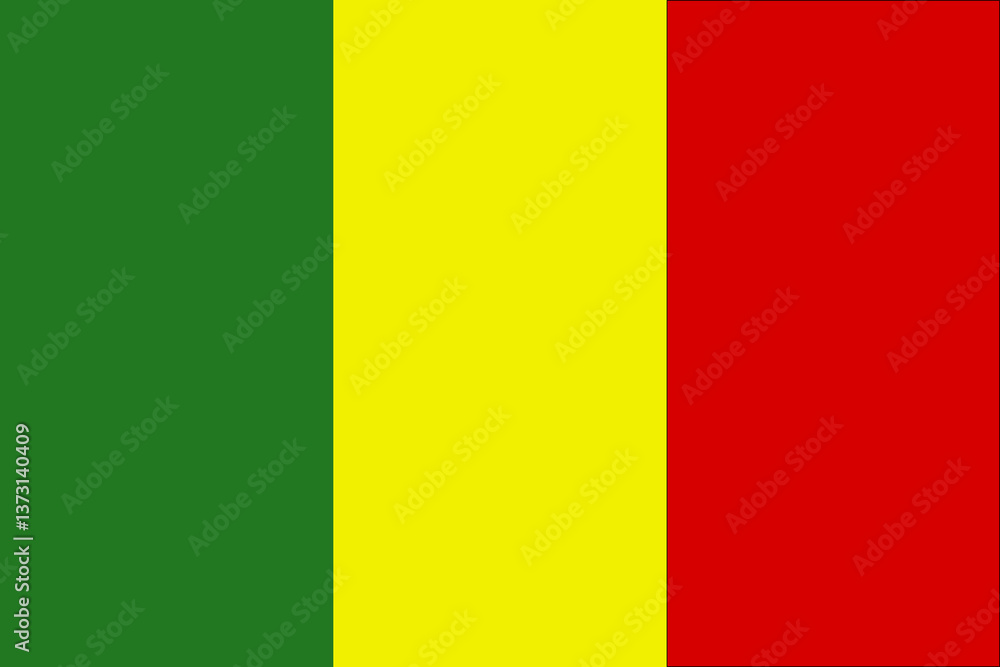 Obraz premium Mali flag