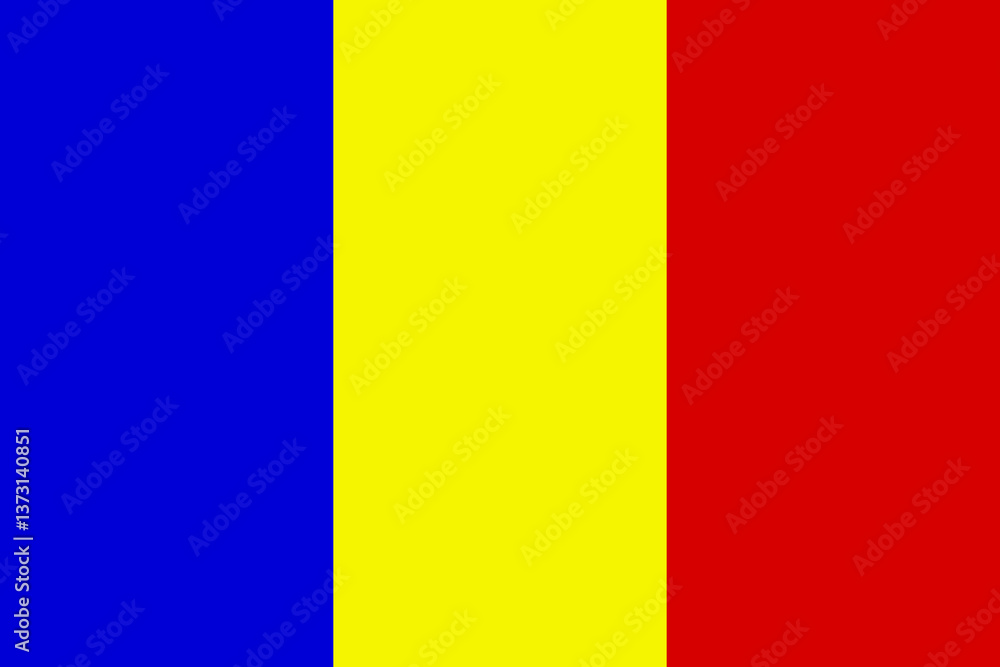 Fototapeta premium Romania flag