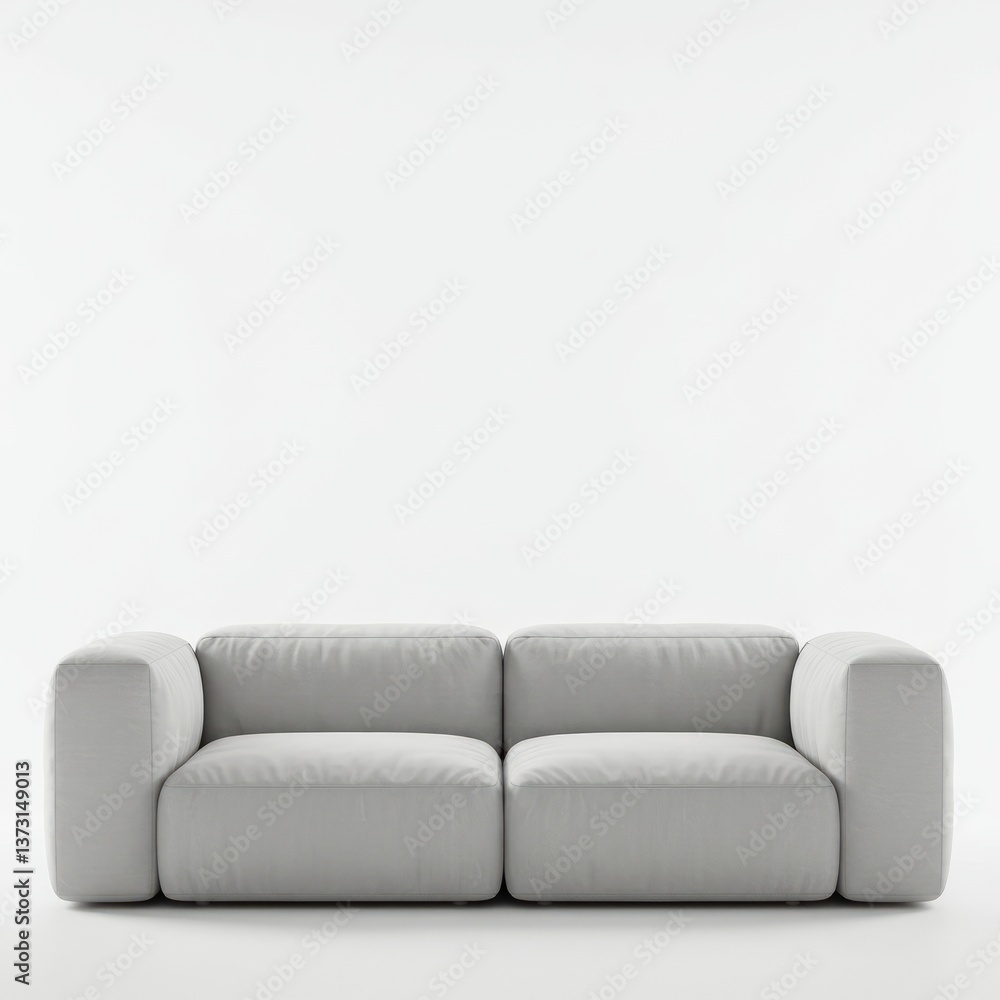 Fototapeta premium sofa on a white background
