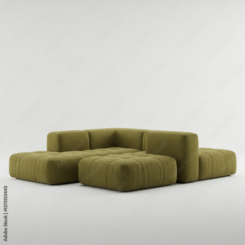 sofa on a white background sofa on a white background
