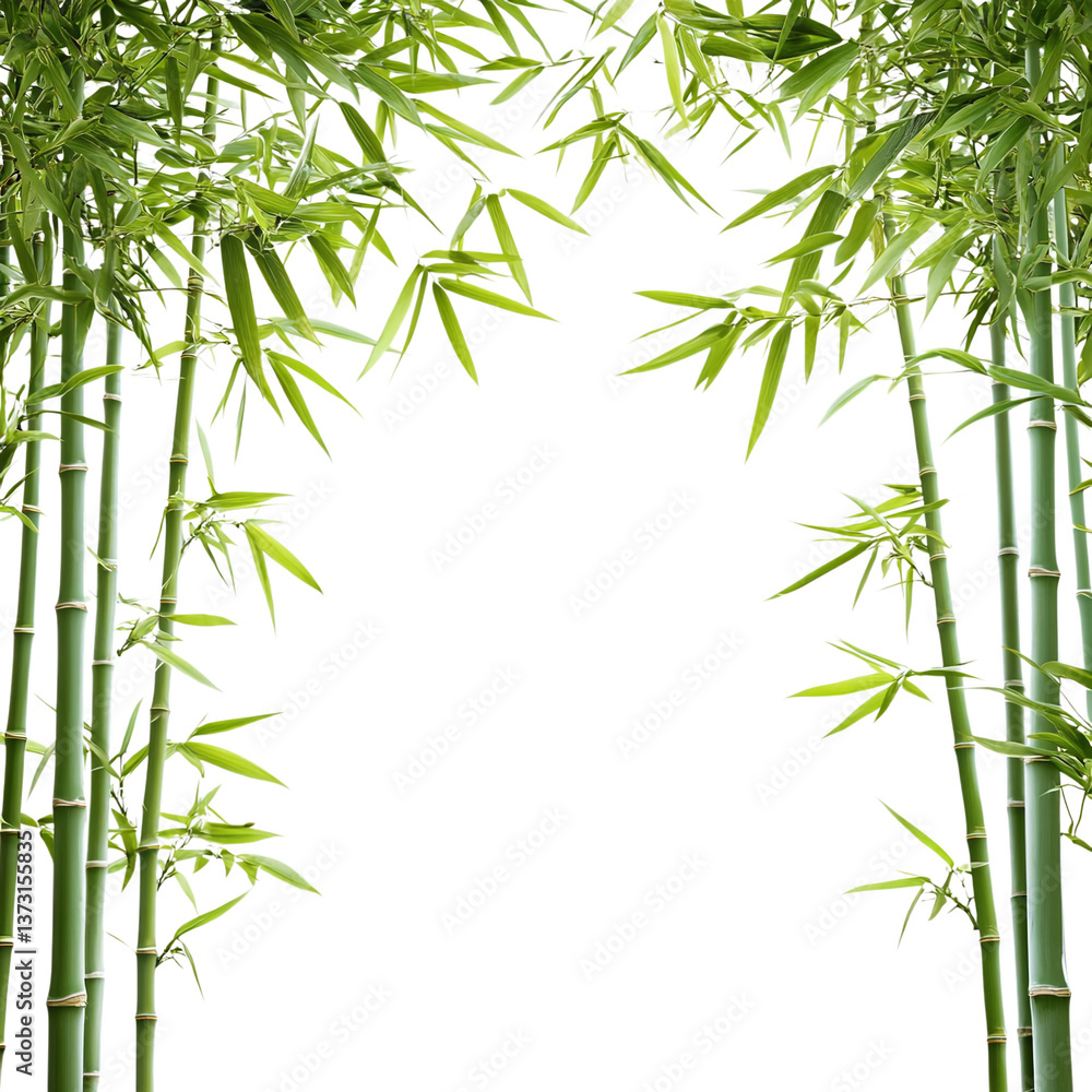 A bamboo forest setting for the Dragon Boat Festival, nature and tradition combined, isolated on a transparent background. A bamboo forest setting for the Dragon Boat Festival, nature and tradition combined, isolated on a transparent background.