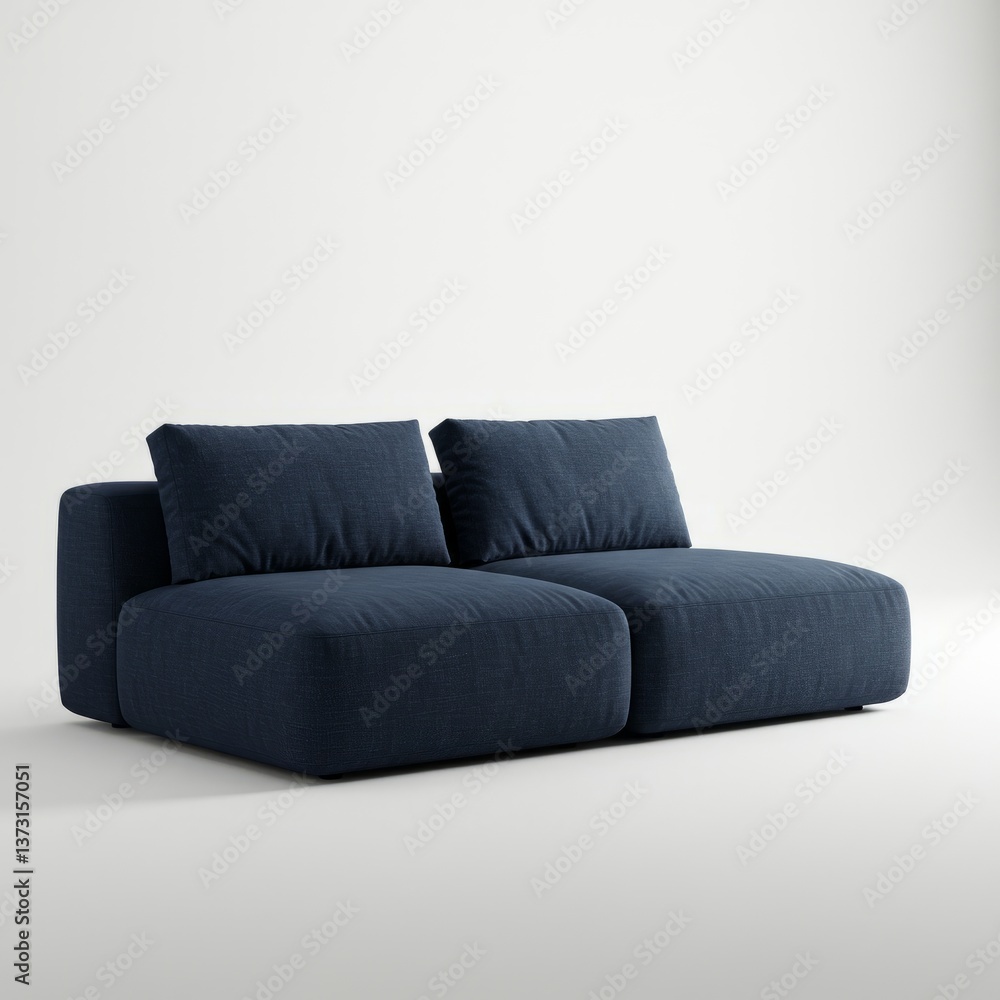 Fototapeta premium sofa on a white background