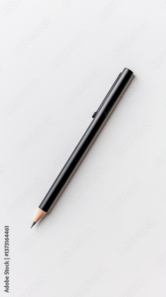 Minimalist composition of tablet and pen for design inspiration Minimalist composition of tablet and pen for design inspiration