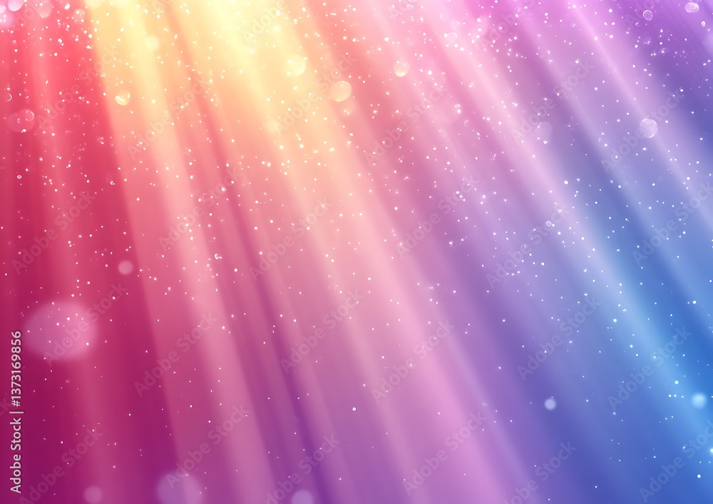 Colorful abstract background of light beams with glitter effects Colorful abstract background of light beams with glitter effects