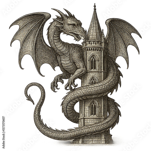 chinese dragon statue