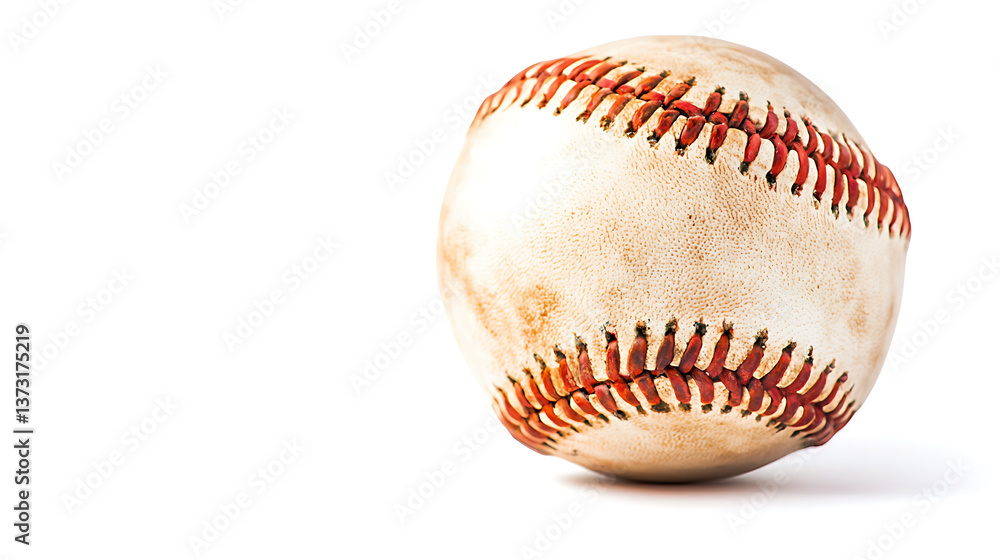classic baseball with red stitching, showcasing its textured surface and round shape, perfect for sports enthusiasts and collectors classic baseball with red stitching, showcasing its textured surface and round shape, perfect for sports enthusiasts and collectors