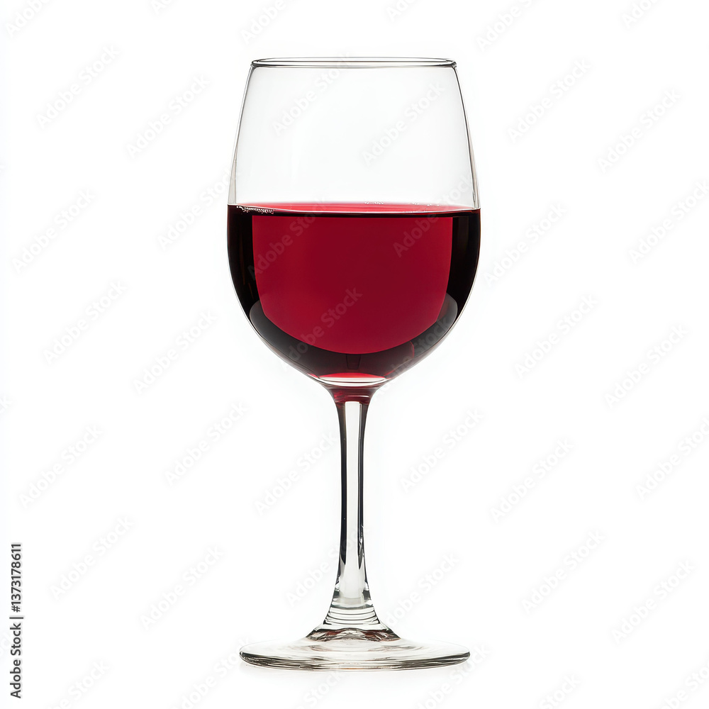 A sleek goblet filled with rich red wine, elegantly showcased against a crisp white backdrop for a refined touch. A sleek goblet filled with rich red wine, elegantly showcased against a crisp white backdrop for a refined touch.