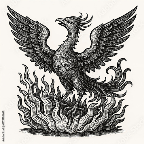 eagle with wings