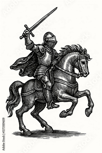 knight on horseback