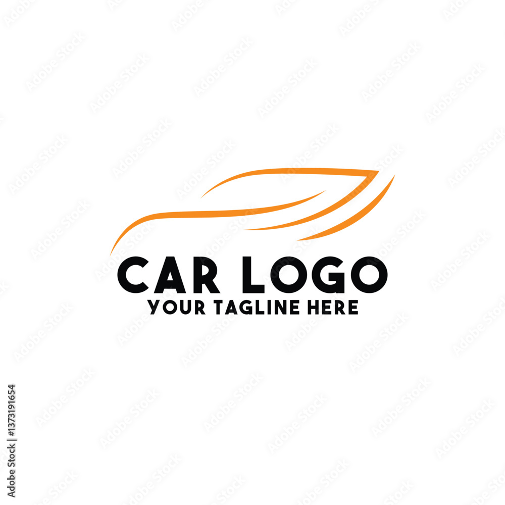 Abstract car logo design Abstract car logo design