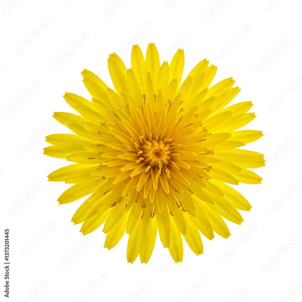 Vibrant Yellow Dandelion Flower Close-Up Photography Vibrant Yellow Dandelion Flower Close-Up Photography