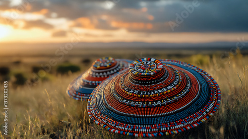  maasai tribal shields,
