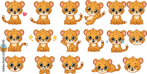 set of cheetah
