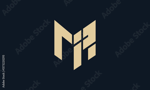 MiP monogram logo design