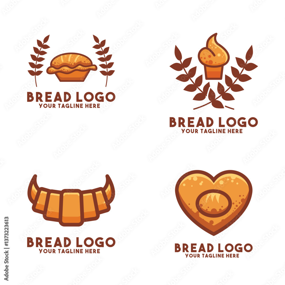 Fototapeta premium Bread Logo Collection