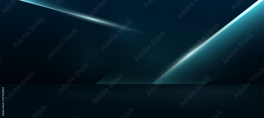 Fototapeta premium Modern abstract technology background,tech banner, corporate business concept, hi-tech abstract background, vector illustration for business presentation or landing page