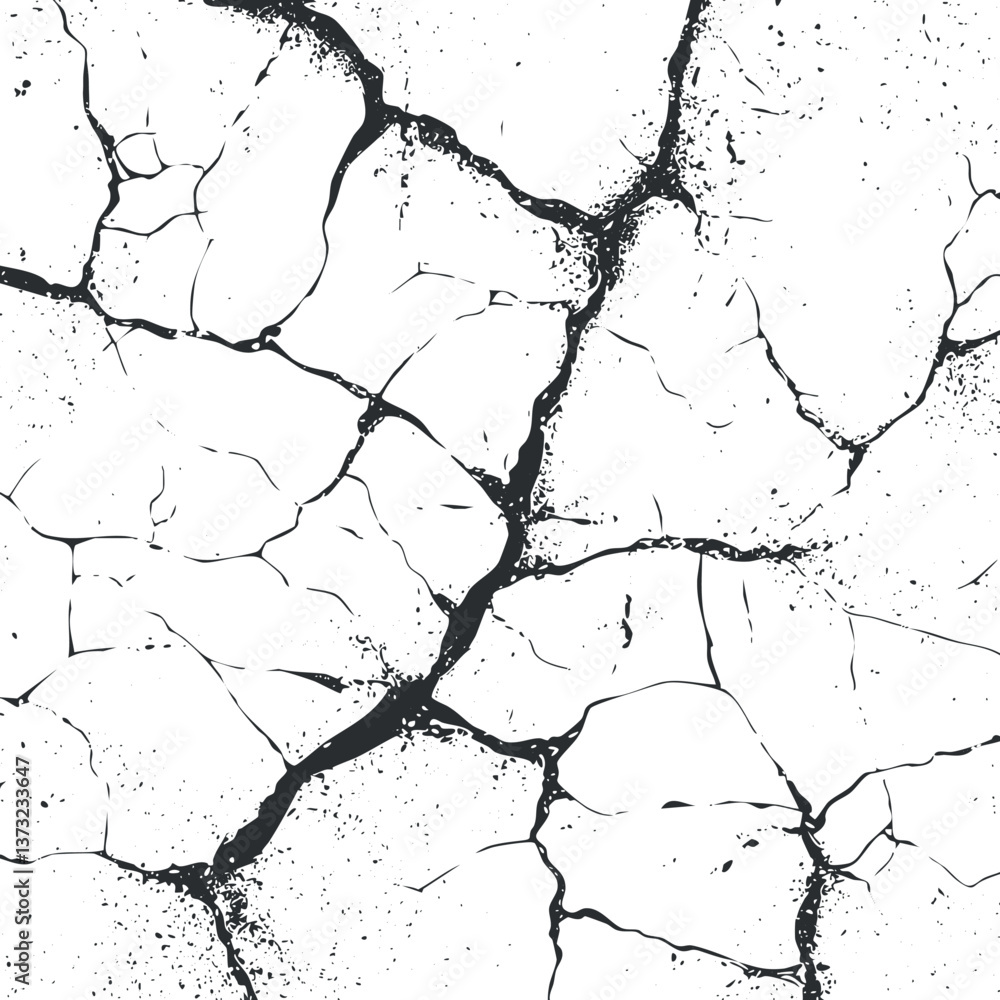 Fototapeta premium Grunge cracked texture background for design and artistic projects.