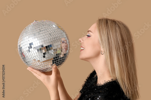 Beautiful young woman with ...