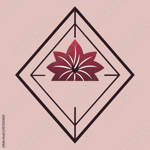 logo for eden boutique design as rhombus
