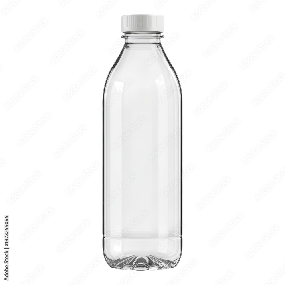 Clear Plastic Bottle for Mockup Clear Plastic Bottle for Mockup