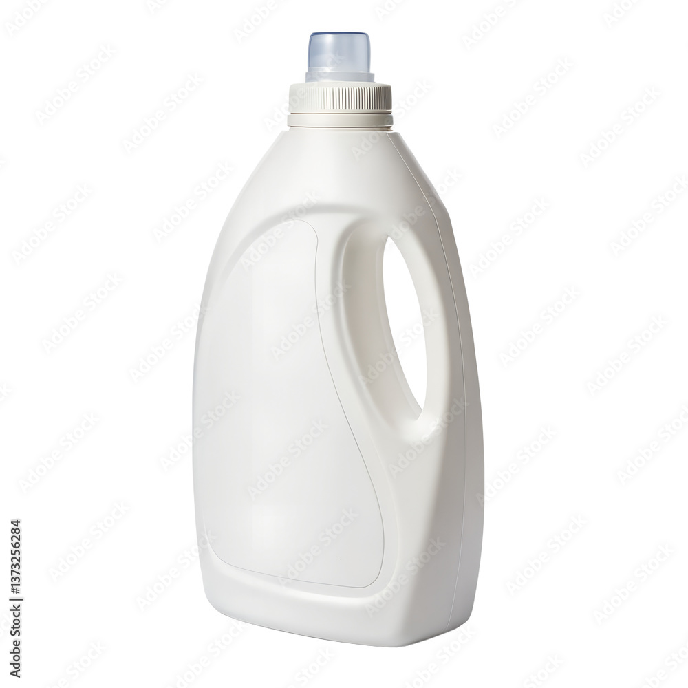 White Liquid Detergent Bottle on transparent background White Liquid Detergent Bottle on transparent background