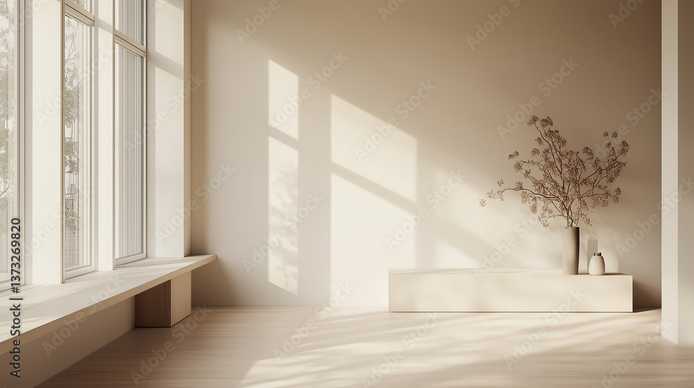 Fototapeta premium white living room